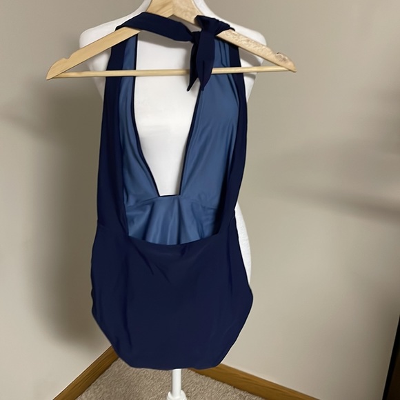 Aerie Navy Swimsuit - Picture 2 of 3